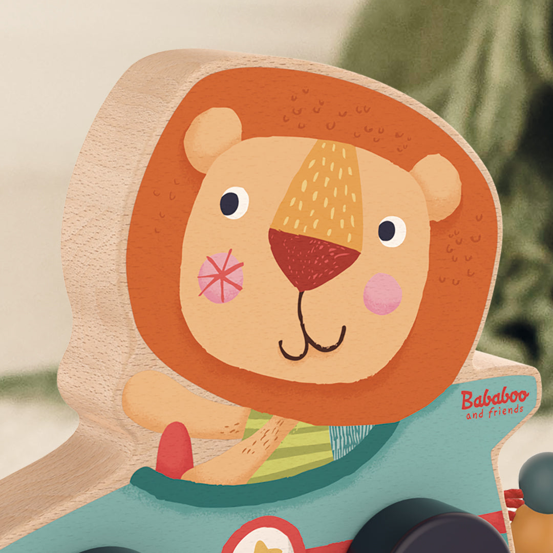 Jouet à tirer "Lion Bababoo"