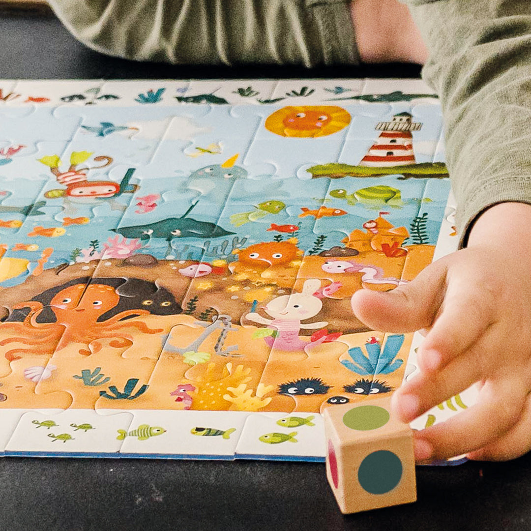 Puzzle d'objets cachés "Monde sous-marin"