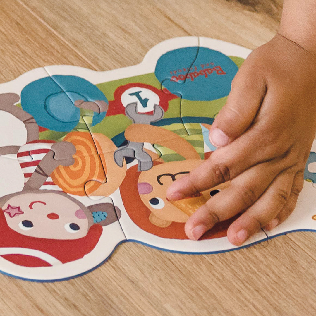 Puzzle de personnages "La course de Bababoo"