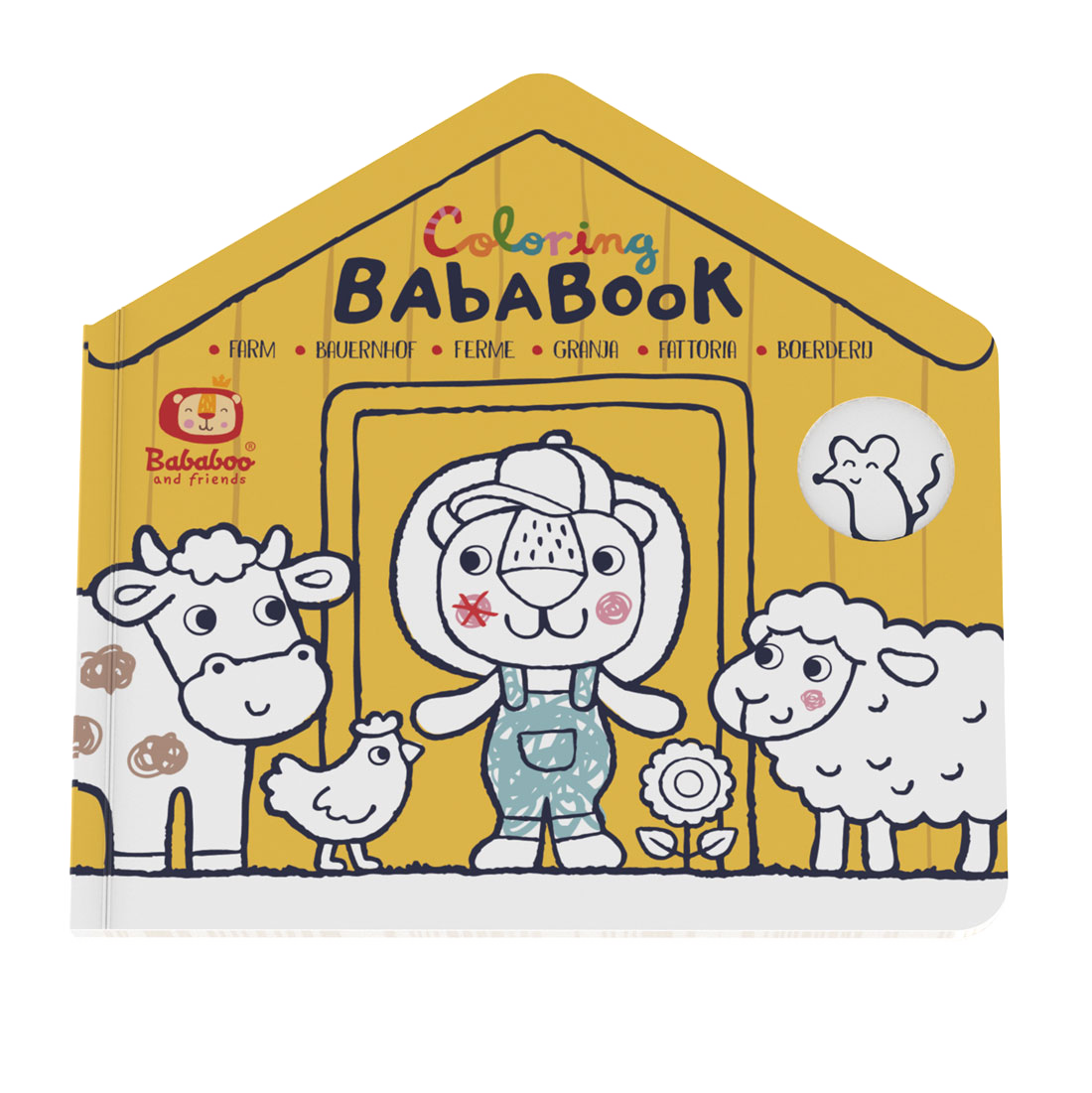 BabaBook - Livre de coloriage "Ferme"