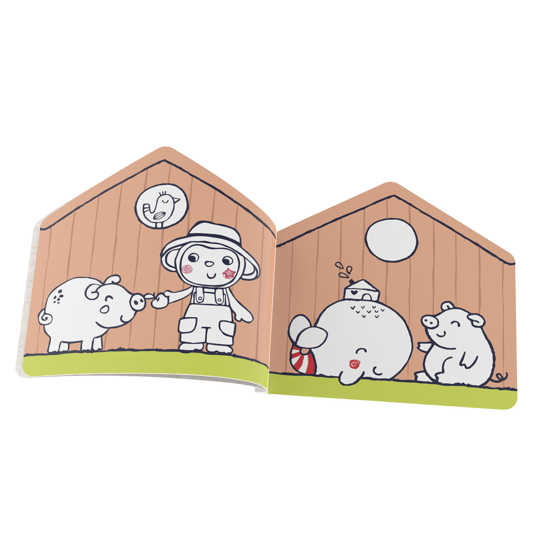 BabaBook - Livre de coloriage "Ferme"