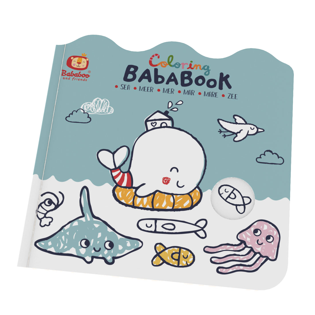 BabaBook - Livre de coloriage "Mer"
