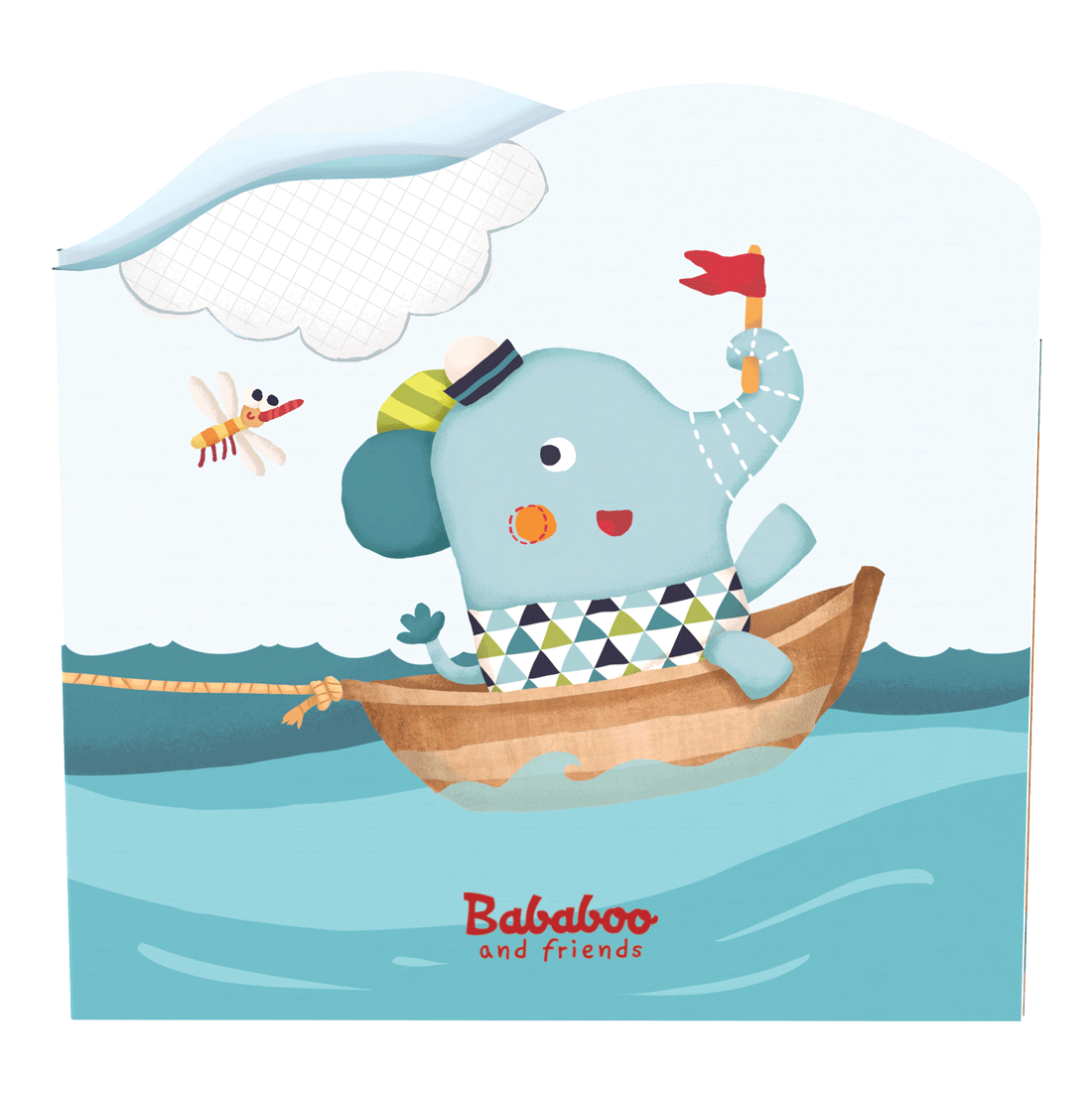 Livre de bain accordéon "Jeux dans l’eau avec Capitaine Lolo !"