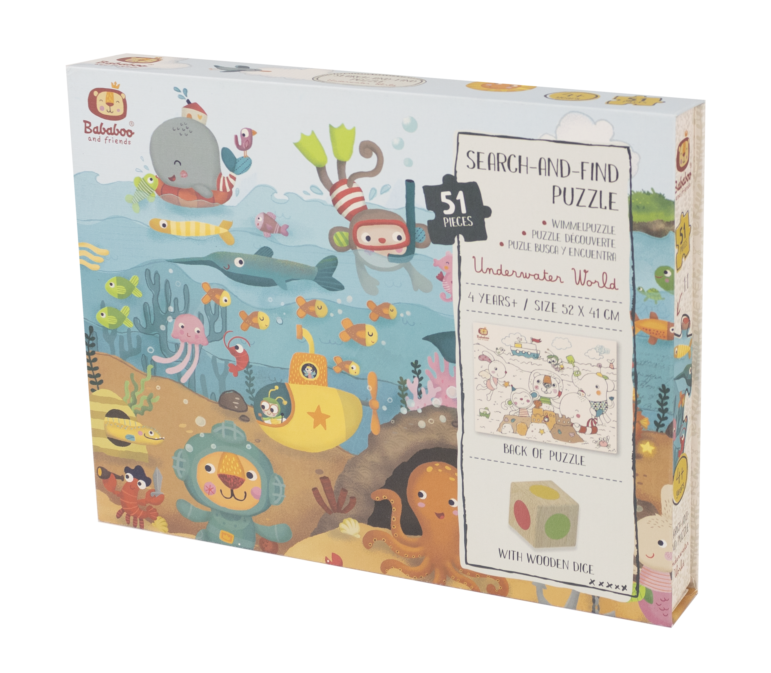 Puzzle d'objets cachés "Monde sous-marin"