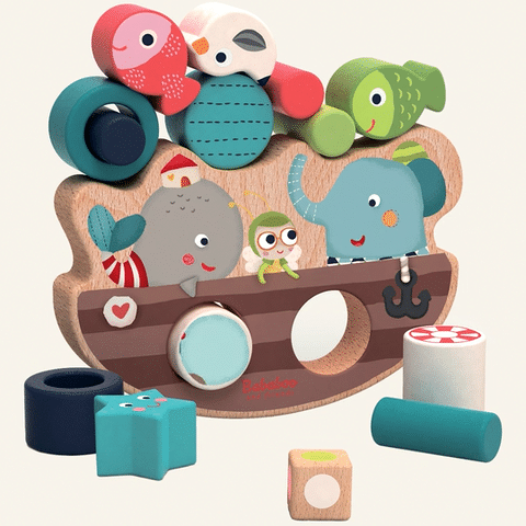 Jouet balancier "Les amis à bord"