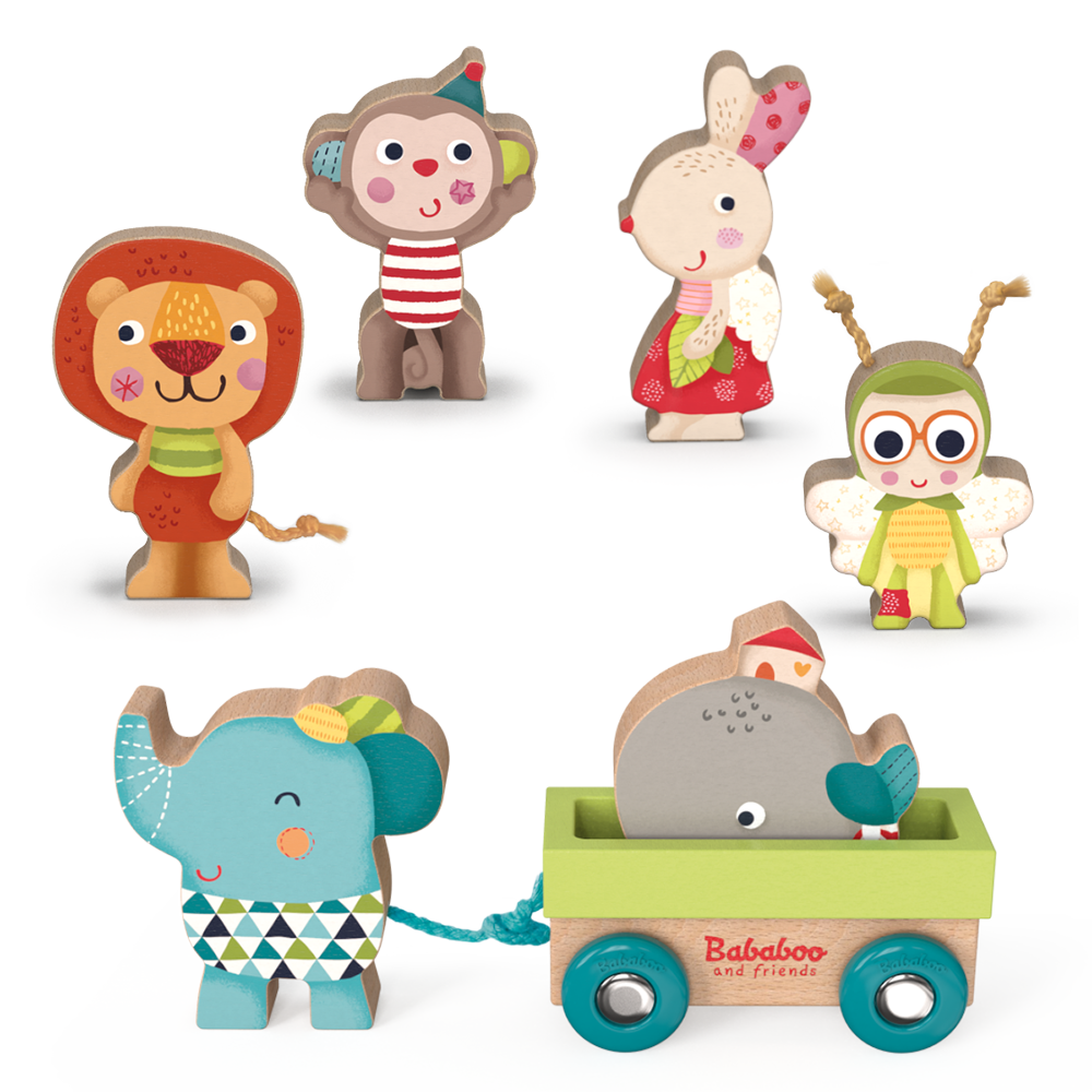Figurines "Bababoo and friends"