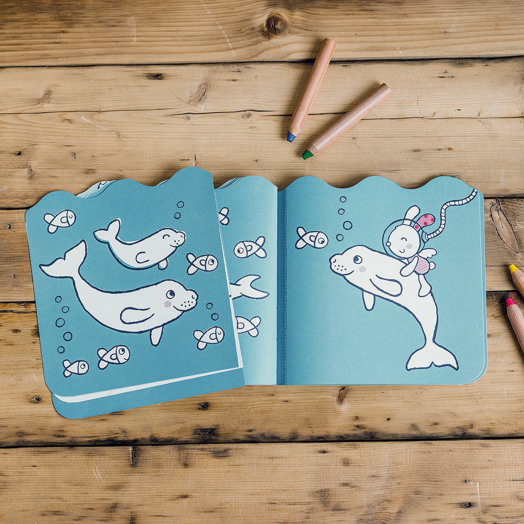 BabaBook - Livre de coloriage "Mer"