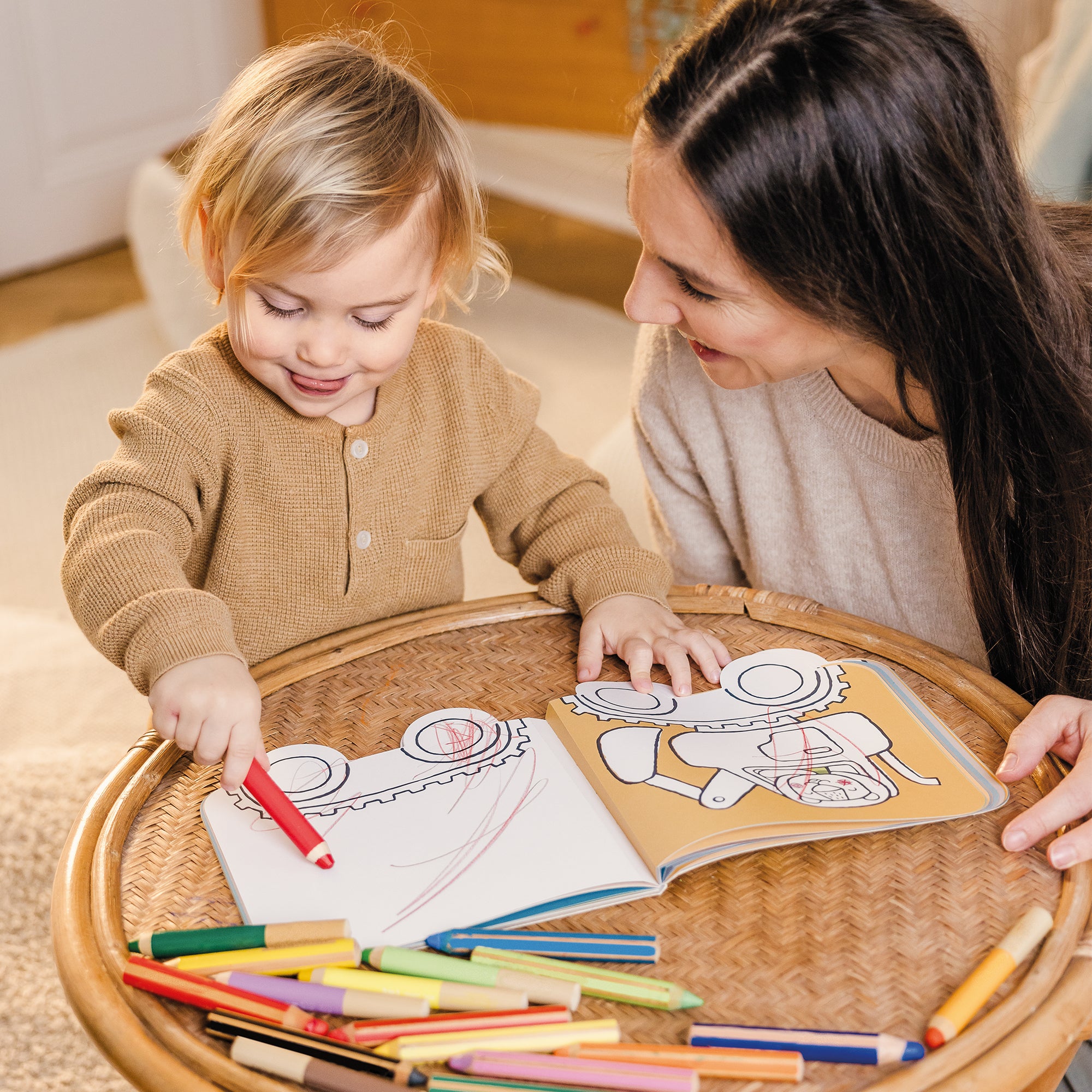 BabaBook - Livre de coloriage "Véhicules"