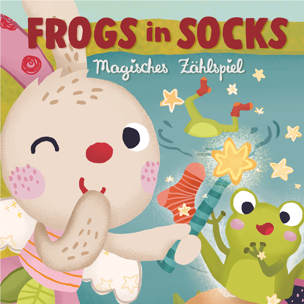 Jeu de comptage magique "Frogs in Socks"