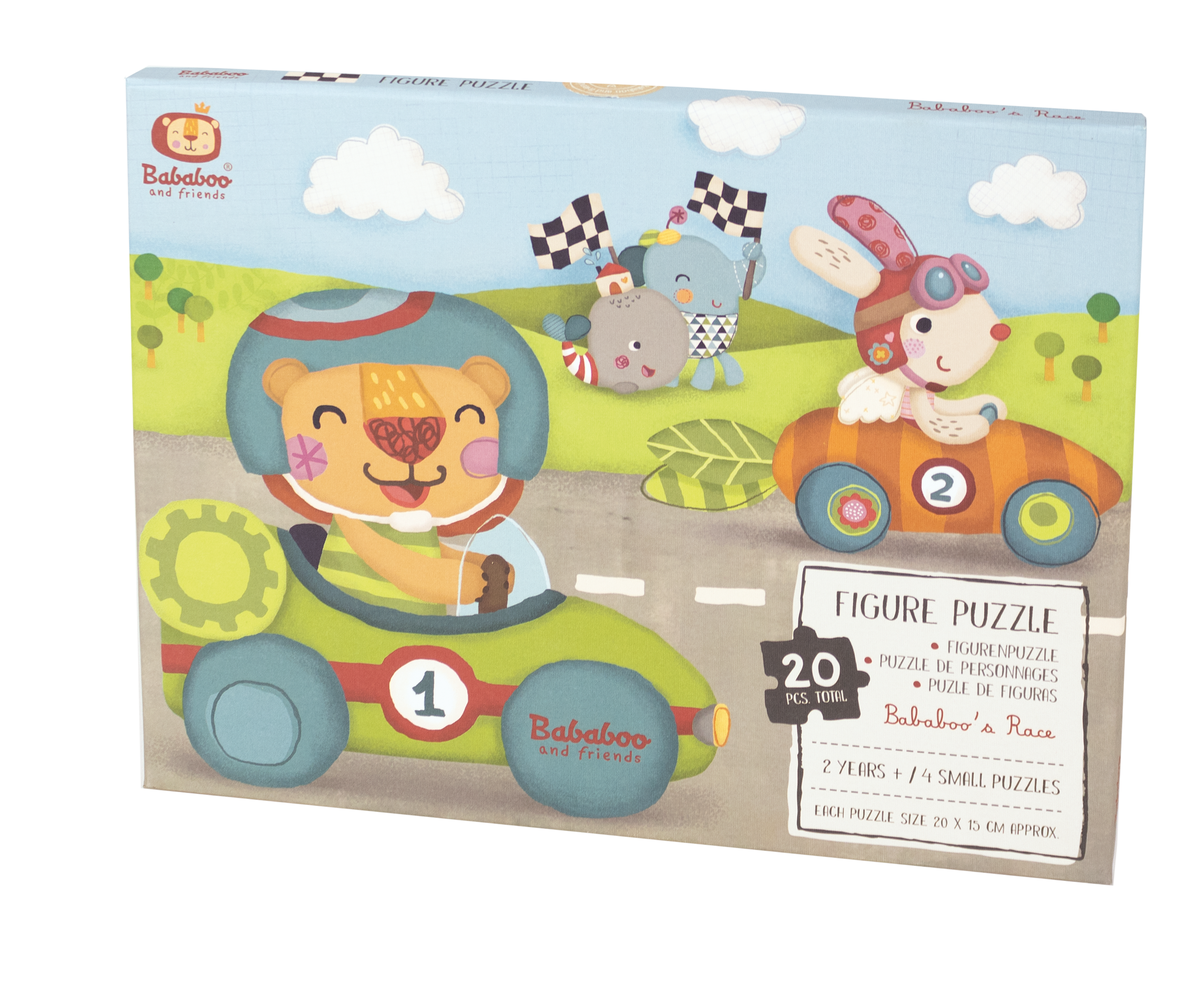 Puzzle de personnages "La course de Bababoo"