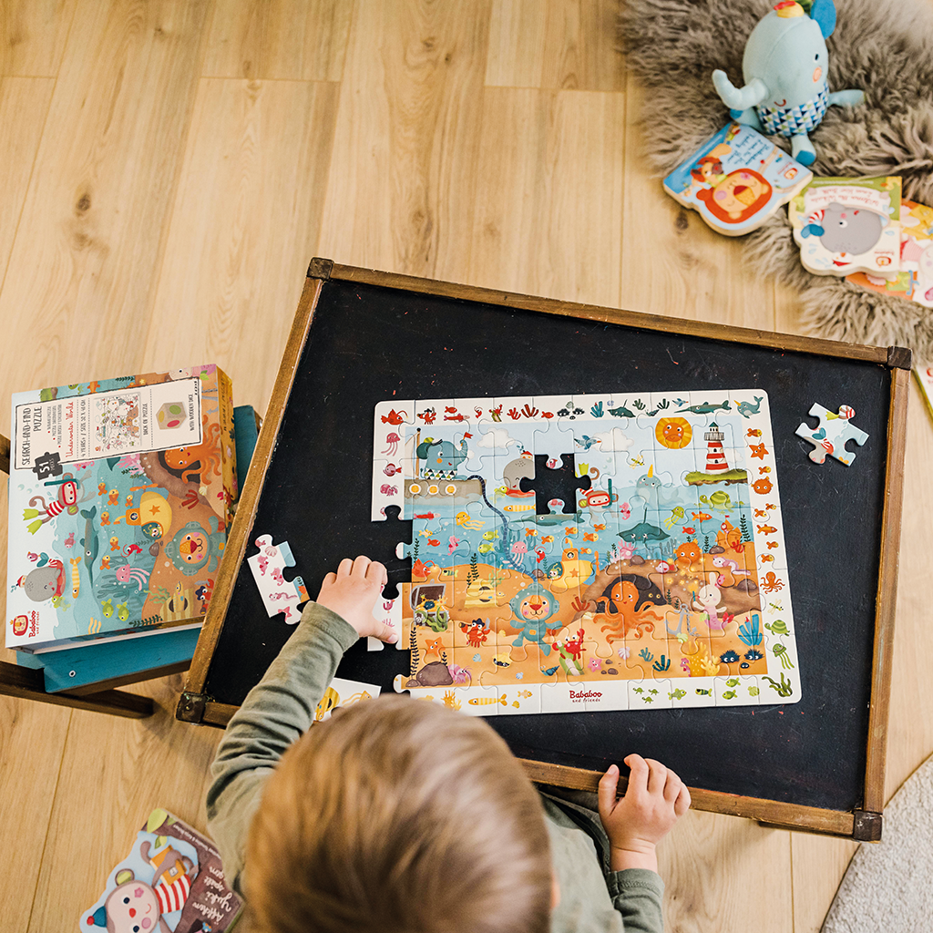 Puzzle d'objets cachés "Monde sous-marin"