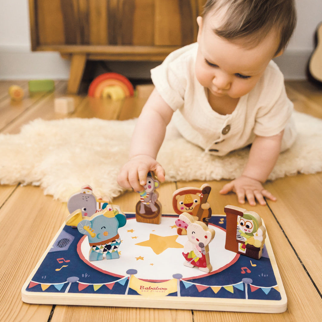 Puzzle à formes "L'orchestre de Bababoo et ses amis"